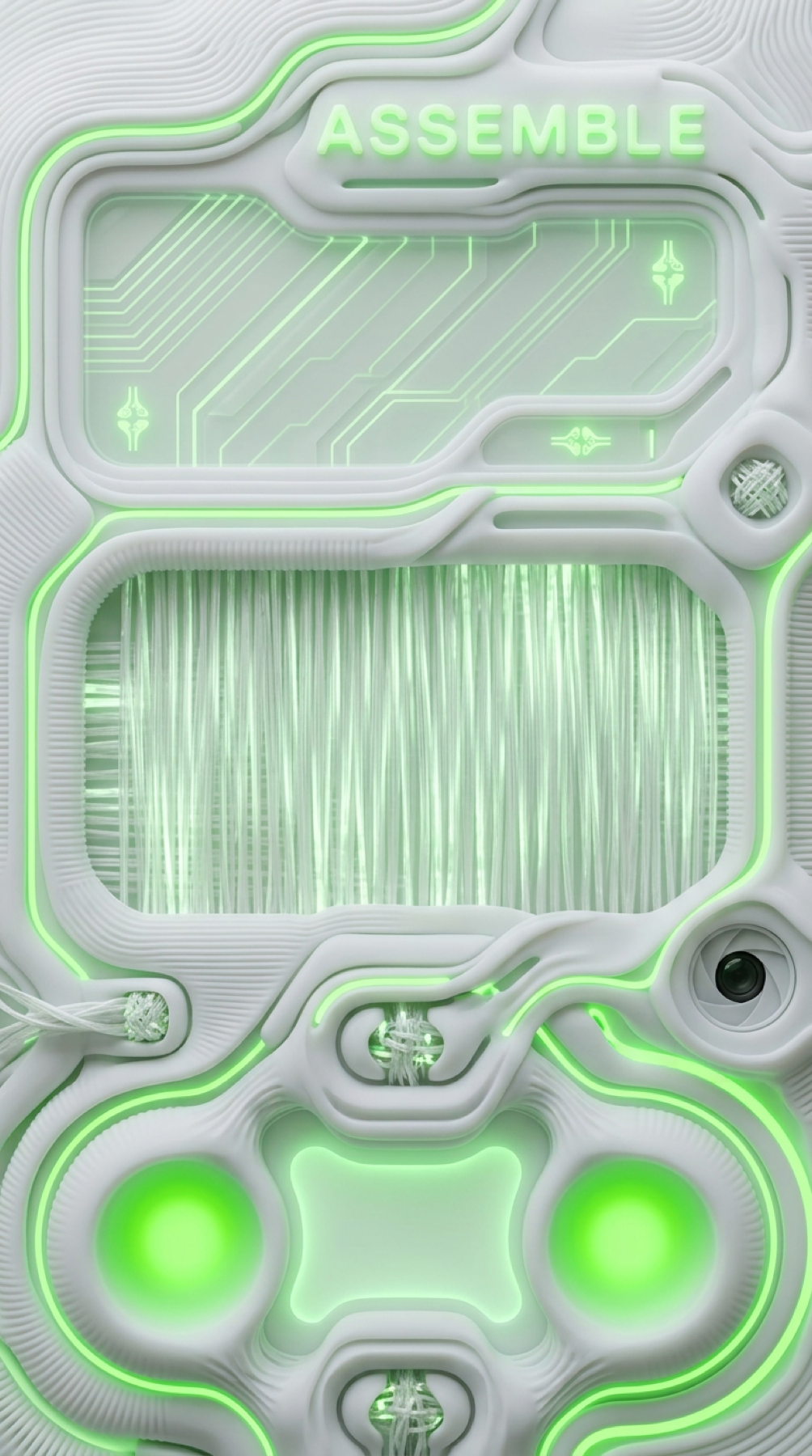 Vertical Rewilded Signal Poster, a review-only Gr0ve visual atom candidate with green, gold, white tones.